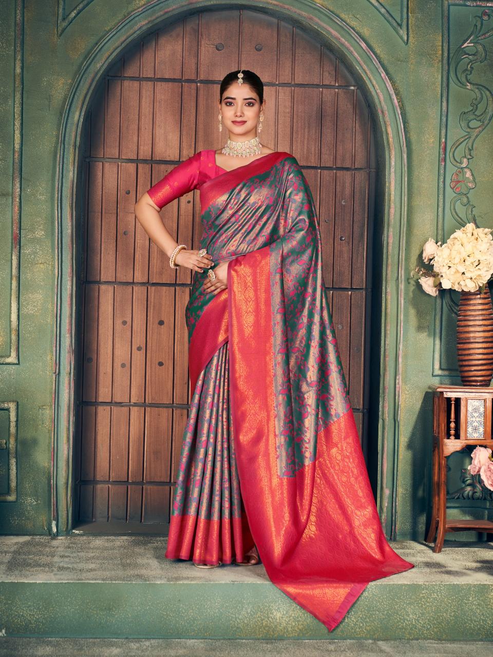 Gobuni Sakhi Silk catalog hyderabad sarees wholesale