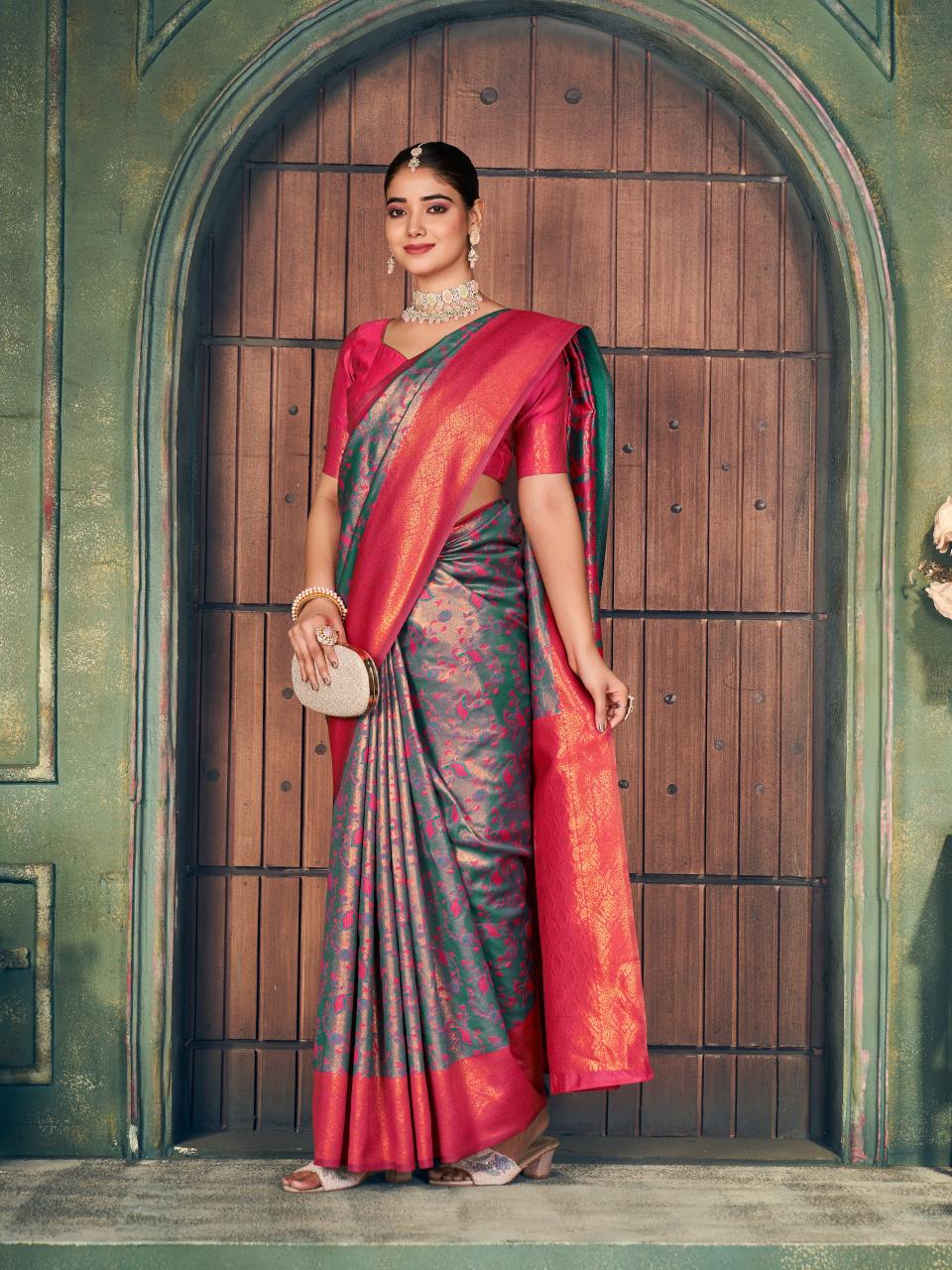Gobuni Sakhi Silk catalog hyderabad sarees wholesale