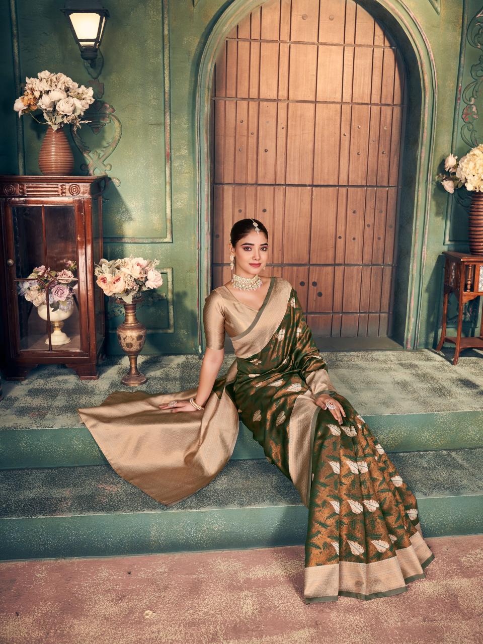 Gobuni Sakhi Silk catalog hyderabad sarees wholesale