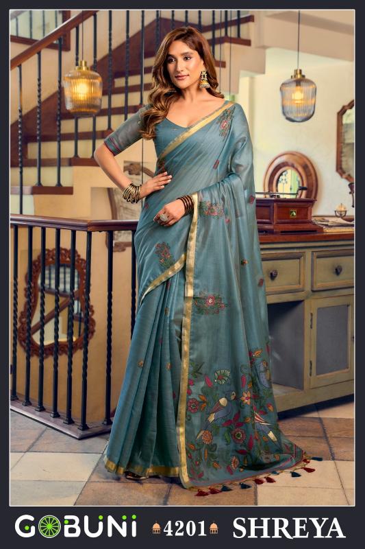 Gobuni Shreya catalog bengal cotton sarees wholesale in hyderabad
