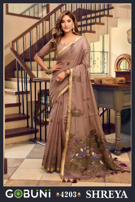 Gobuni Shreya catalog bengal cotton sarees wholesale in hyderabad