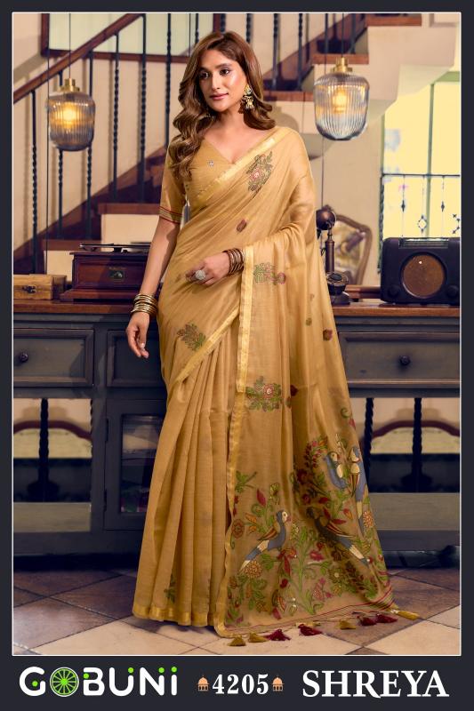 Gobuni Shreya catalog bengal cotton sarees wholesale in hyderabad