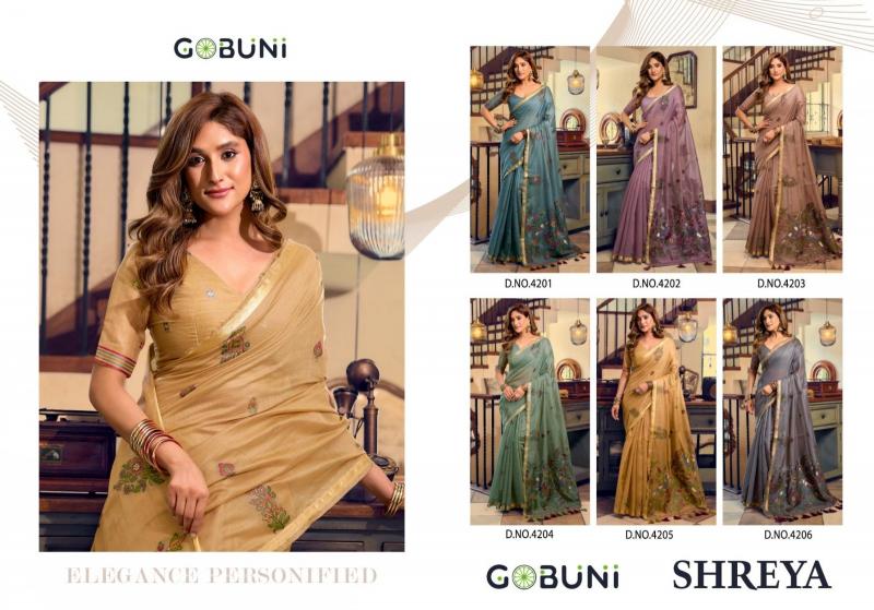 Gobuni Shreya catalog bengal cotton sarees wholesale in hyderabad
