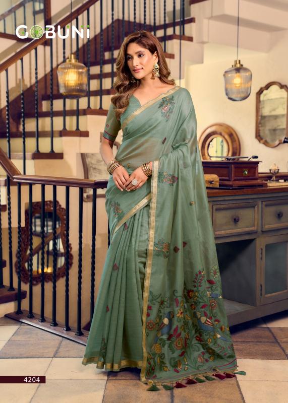 Gobuni Shreya catalog bengal cotton sarees wholesale in hyderabad