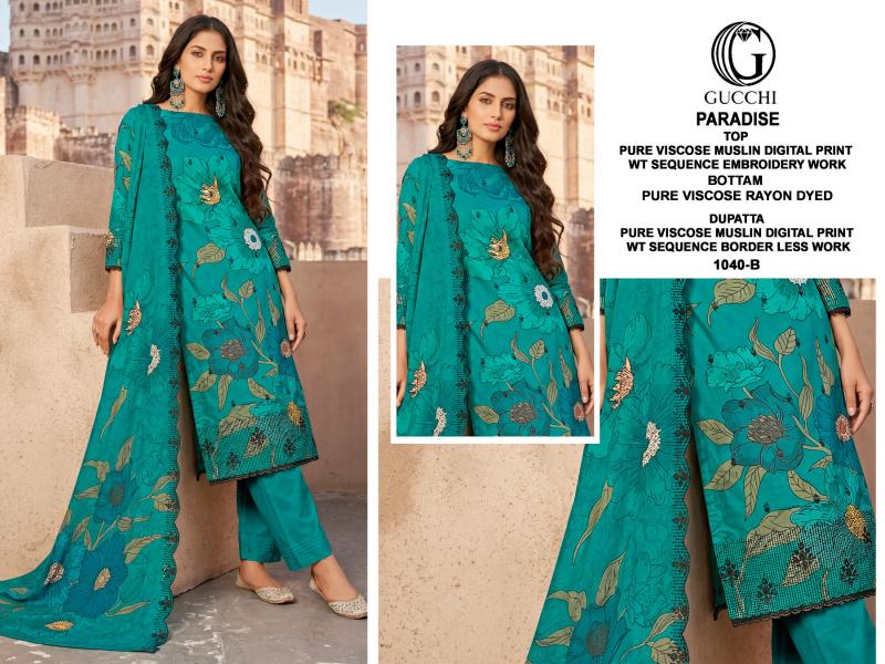 Gucchi Paradise 1040 catalog buy salwar kameez wholesale