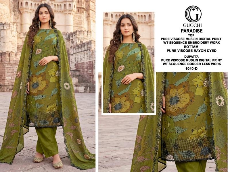 Gucchi Paradise 1040 catalog buy salwar kameez wholesale