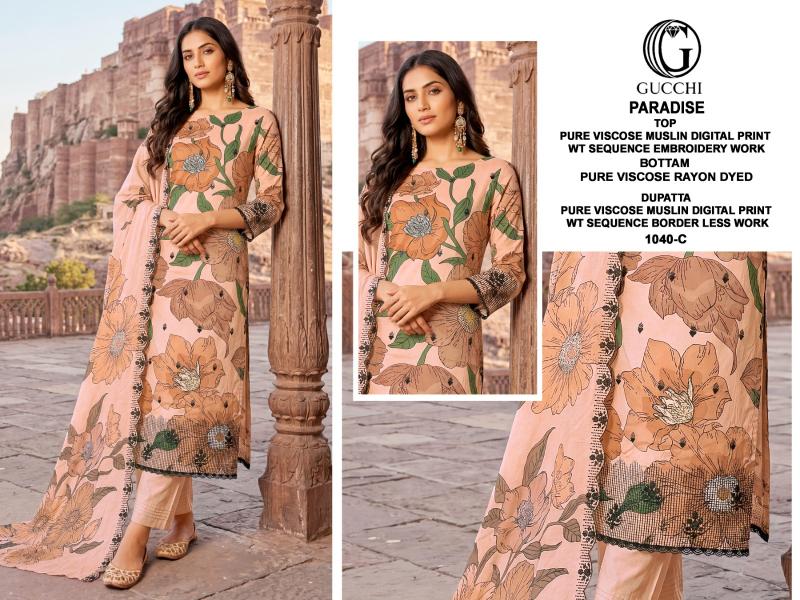 Gucchi Paradise 1040 catalog buy salwar kameez wholesale