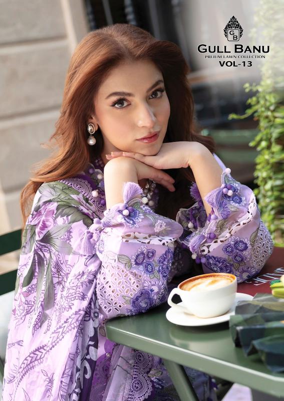 Gull Ahmed Gull Banu Vol 13 – Karachi Kurti Pant With Dupatta