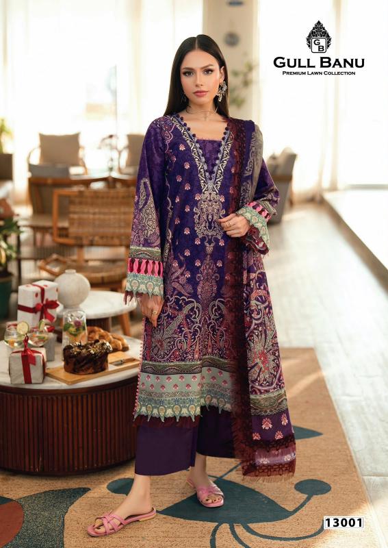 Gull Ahmed Gull Banu Vol 13 – Karachi Kurti Pant With Dupatta