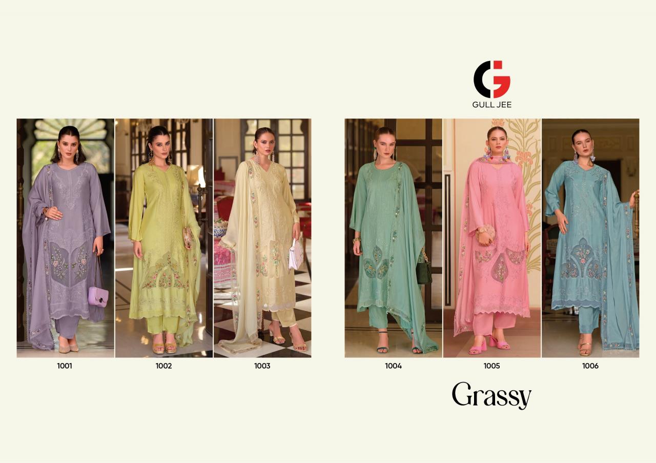 Gull Jee Grassy catalog pakistani suits wholesalers in amritsar
