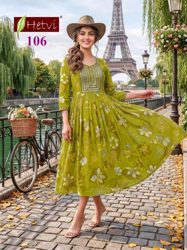 Hetvi Saisha catalog anarkali kurtis wholesale in mumbai