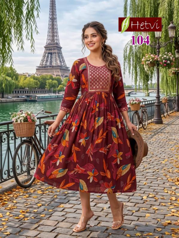 Hetvi Saisha catalog anarkali kurtis wholesale in mumbai