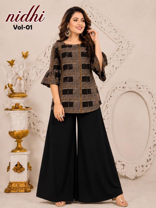 Hiaara Nidhi Vol-1 – Rayon Short Tops - Wholesale Catalog