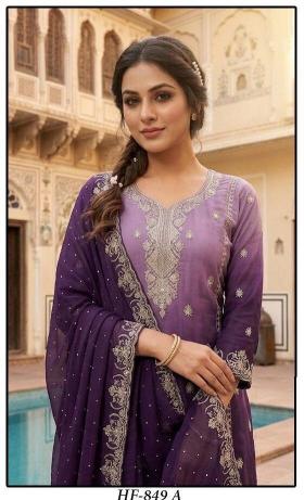 Hoor Tex 849 A To D catalog buy pakistani suits wholesale