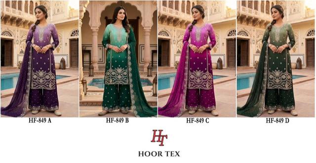 Hoor Tex 849 A To D catalog buy pakistani suits wholesale