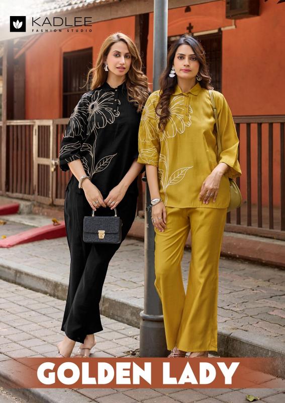 Kadlee Golden Lady catalog co ord sets wholesale delhi