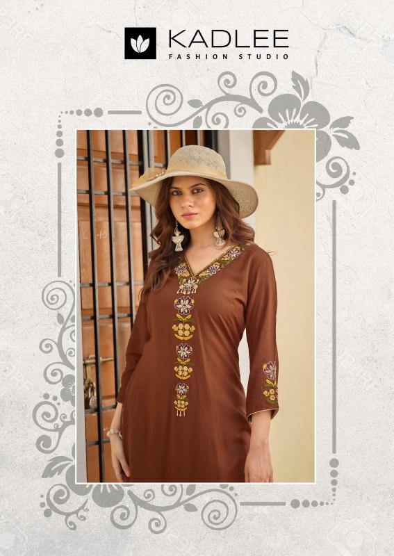 Kadlee Sangini catalog rayon kurti wholesale dropship buy india