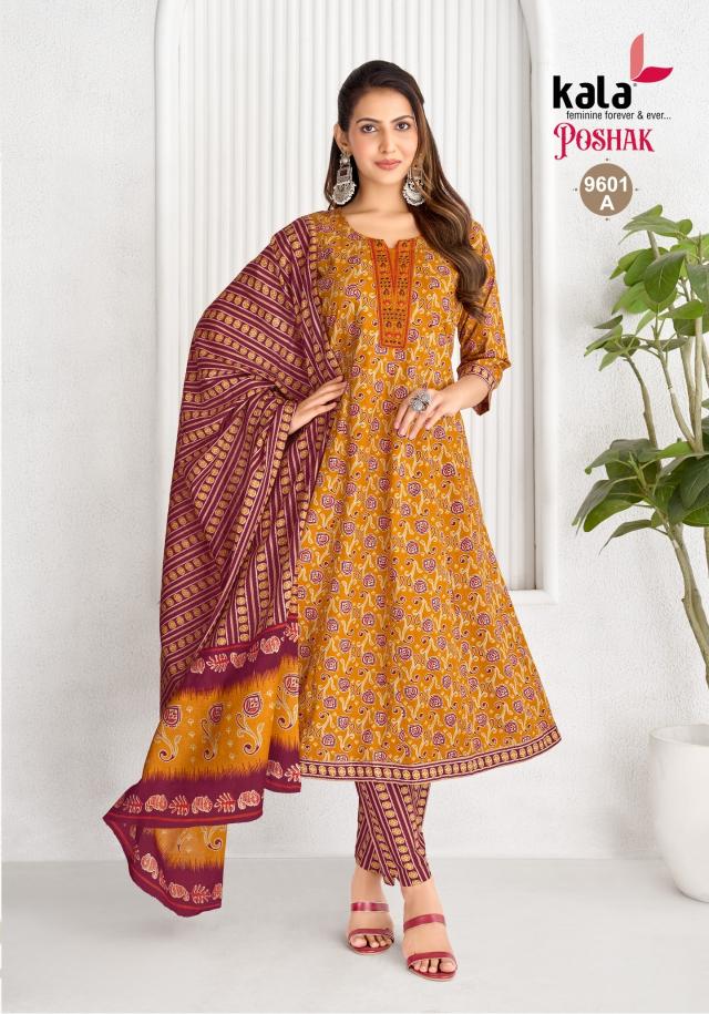Kala Poshak Vol-5 – Anarkali Style Kurti Pant With Dupatta - Wholesale Catalog