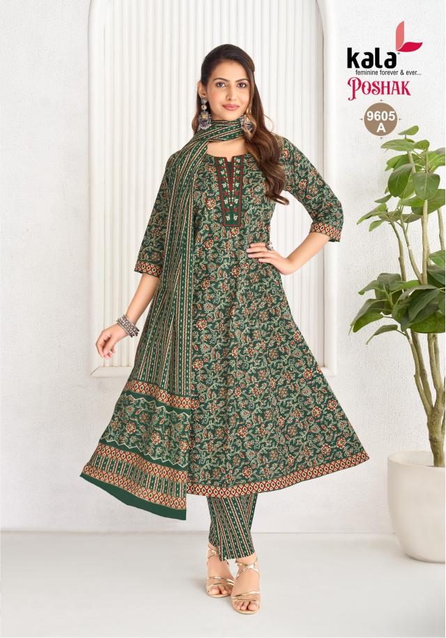 Kala Poshak Vol-5 – Anarkali Style Kurti Pant With Dupatta - Wholesale Catalog