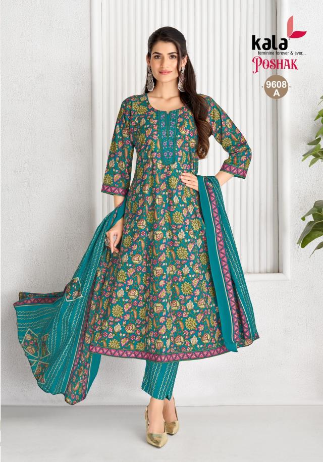 Kala Poshak Vol-5 – Anarkali Style Kurti Pant With Dupatta - Wholesale Catalog