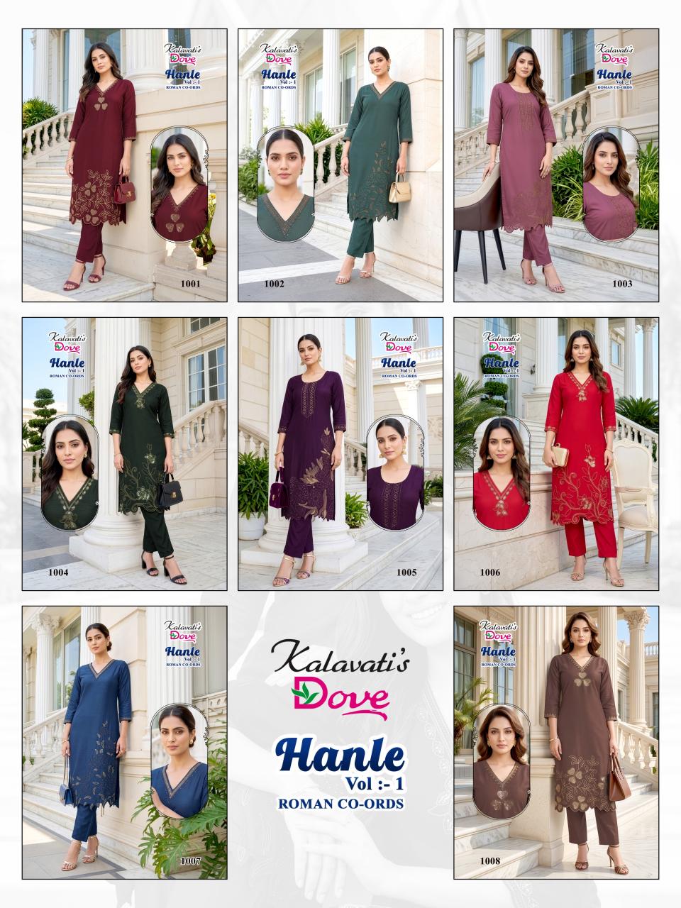 Kalavati Hanle vol 1 catalog wholesale co ord set shop near me