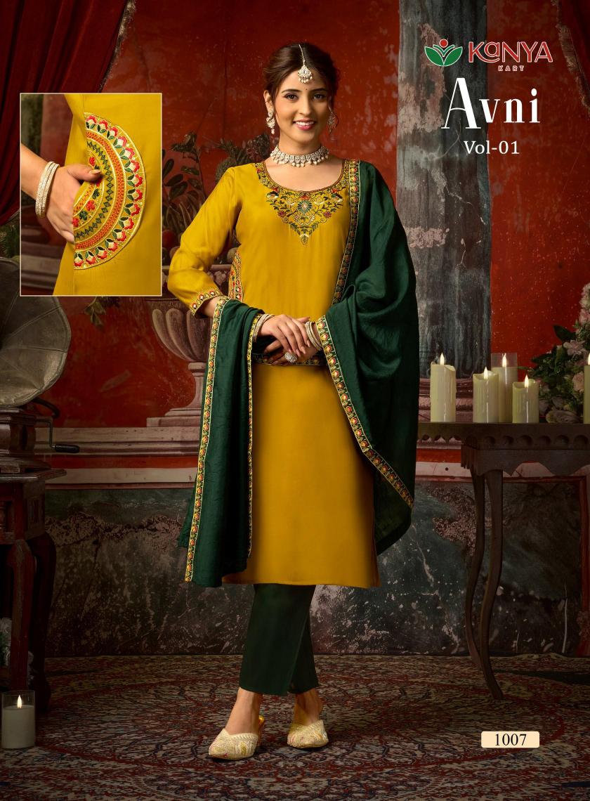 Kanya Avni vol 1 catalog wholesale market kurti seller in delhi