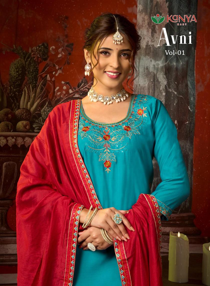 Kanya Avni vol 1 catalog wholesale market kurti seller in delhi