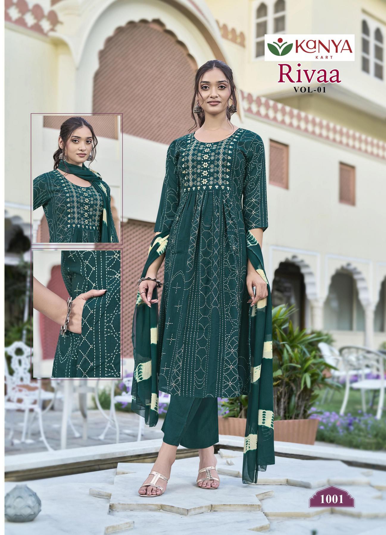 Kanya Riva vol 1 catalog wholesale kurties in bandra