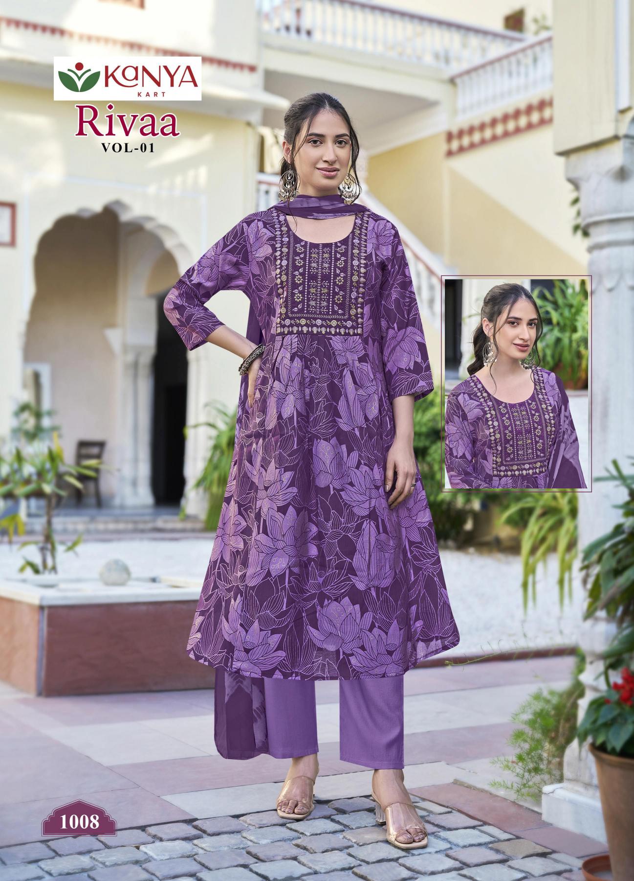 Kanya Riva vol 1 catalog wholesale kurties in bandra