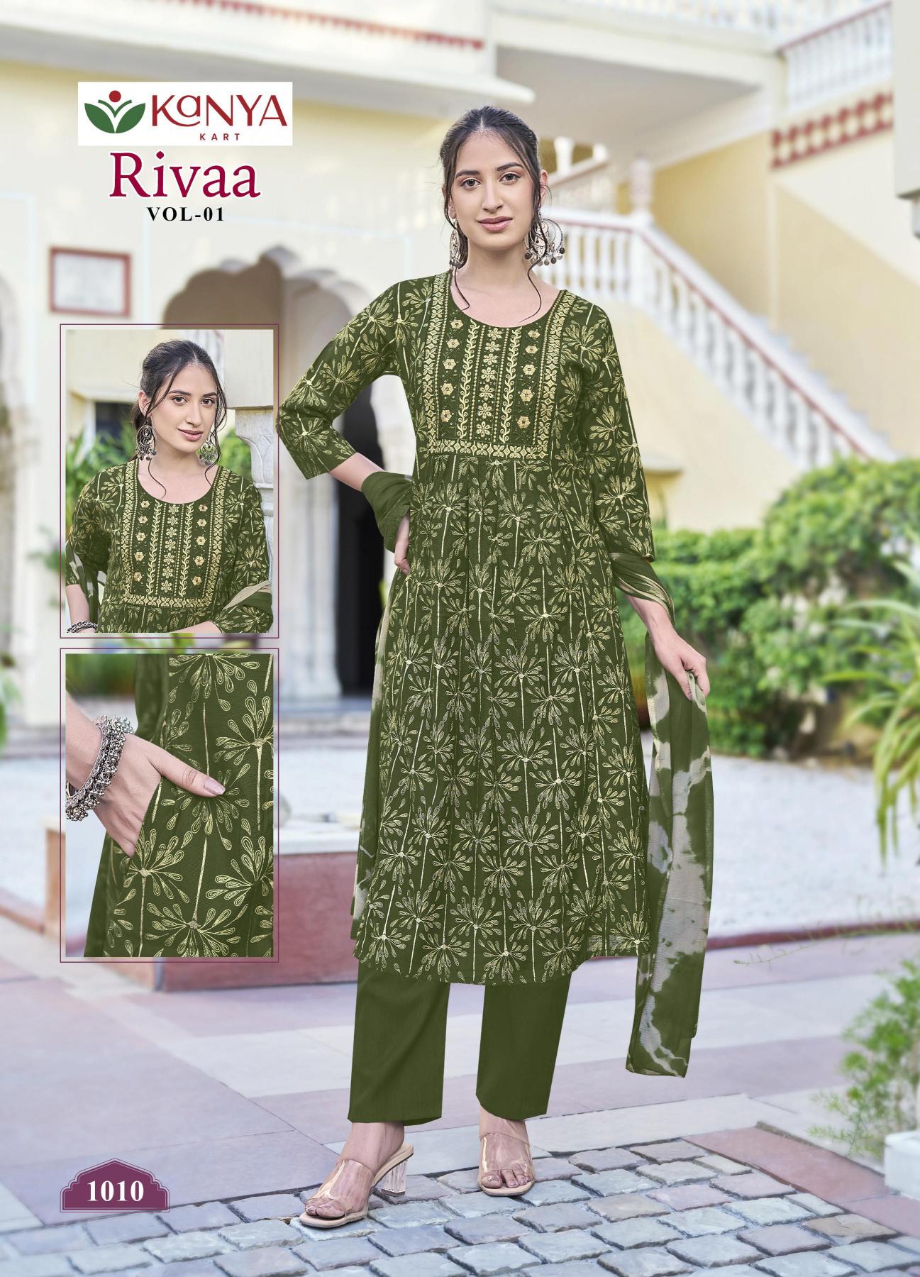 Kanya Riva vol 1 catalog wholesale kurties in bandra