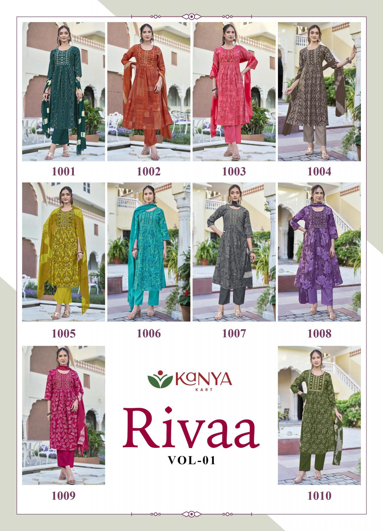 Kanya Riva vol 1 catalog wholesale kurties in bandra