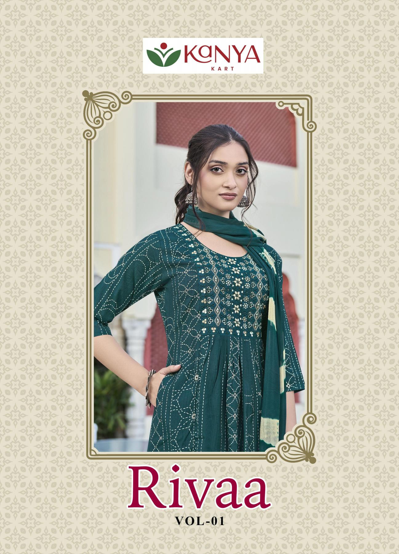 Kanya Riva vol 1 catalog wholesale kurties in bandra