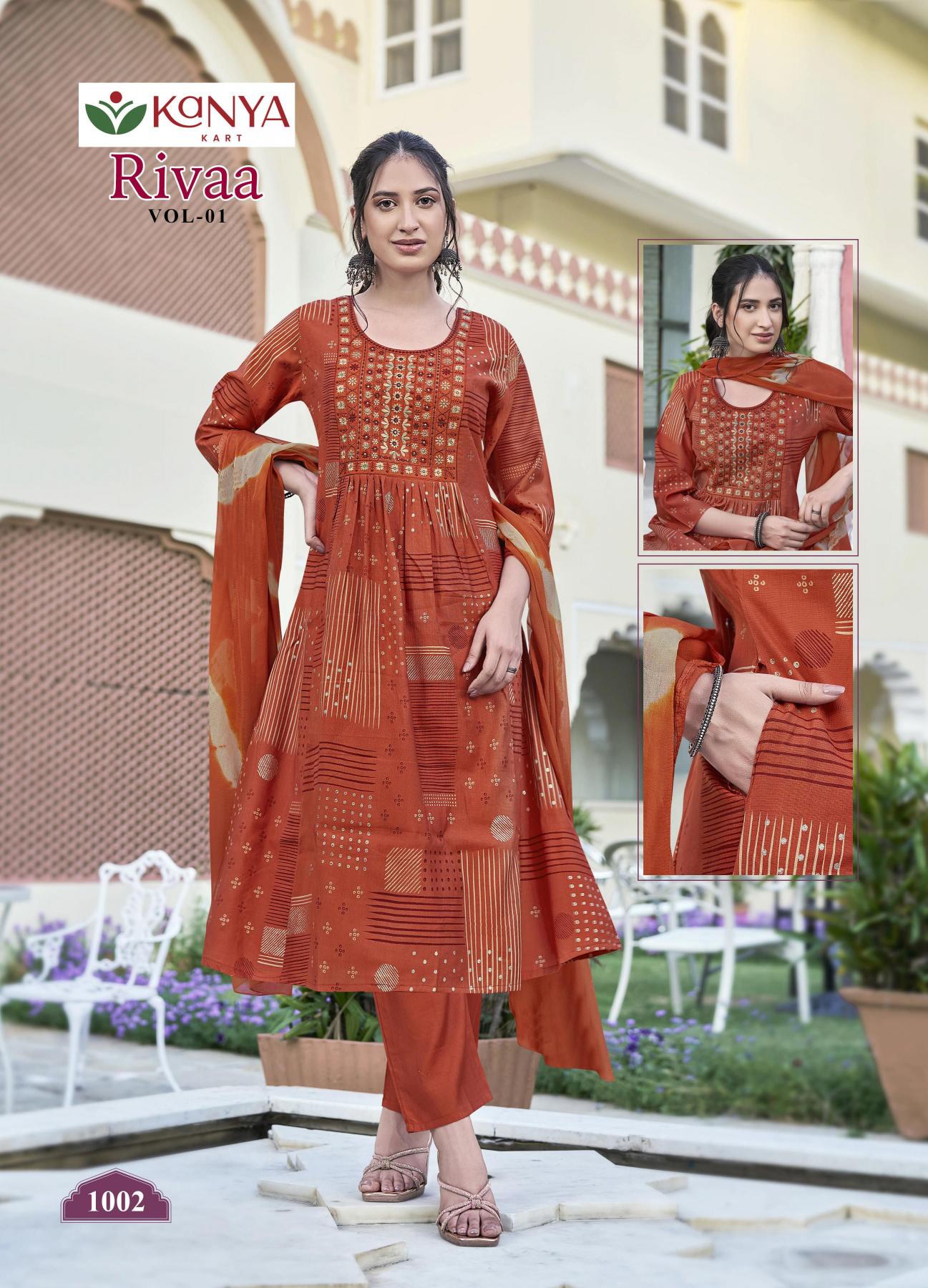 Kanya Riva vol 1 catalog wholesale kurties in bandra