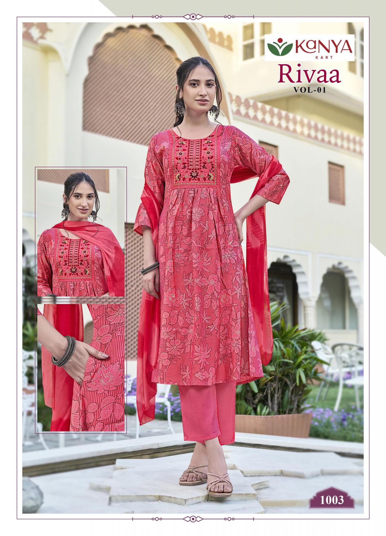 Kanya Riva vol 1 catalog wholesale kurties in bandra