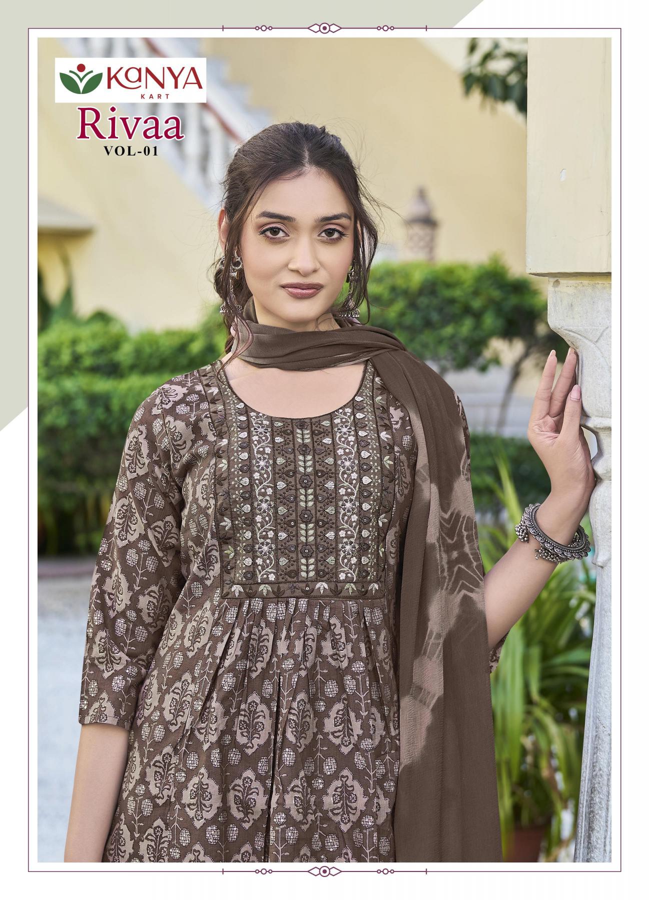 Kanya Riva vol 1 catalog wholesale kurties in bandra