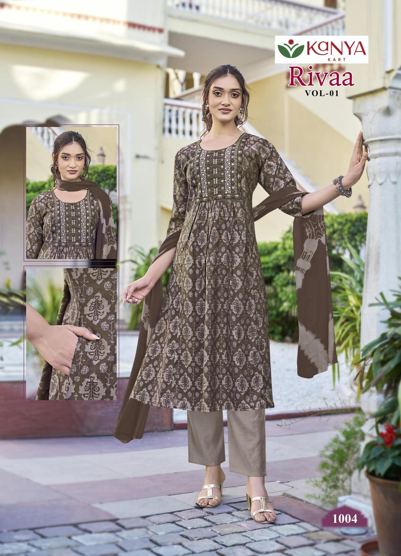 Kanya Riva vol 1 catalog wholesale kurties in bandra