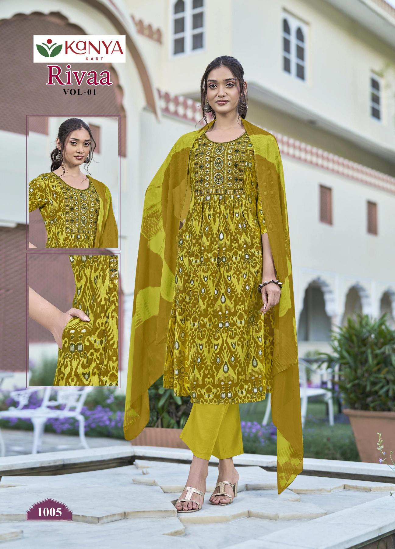 Kanya Riva vol 1 catalog wholesale kurties in bandra