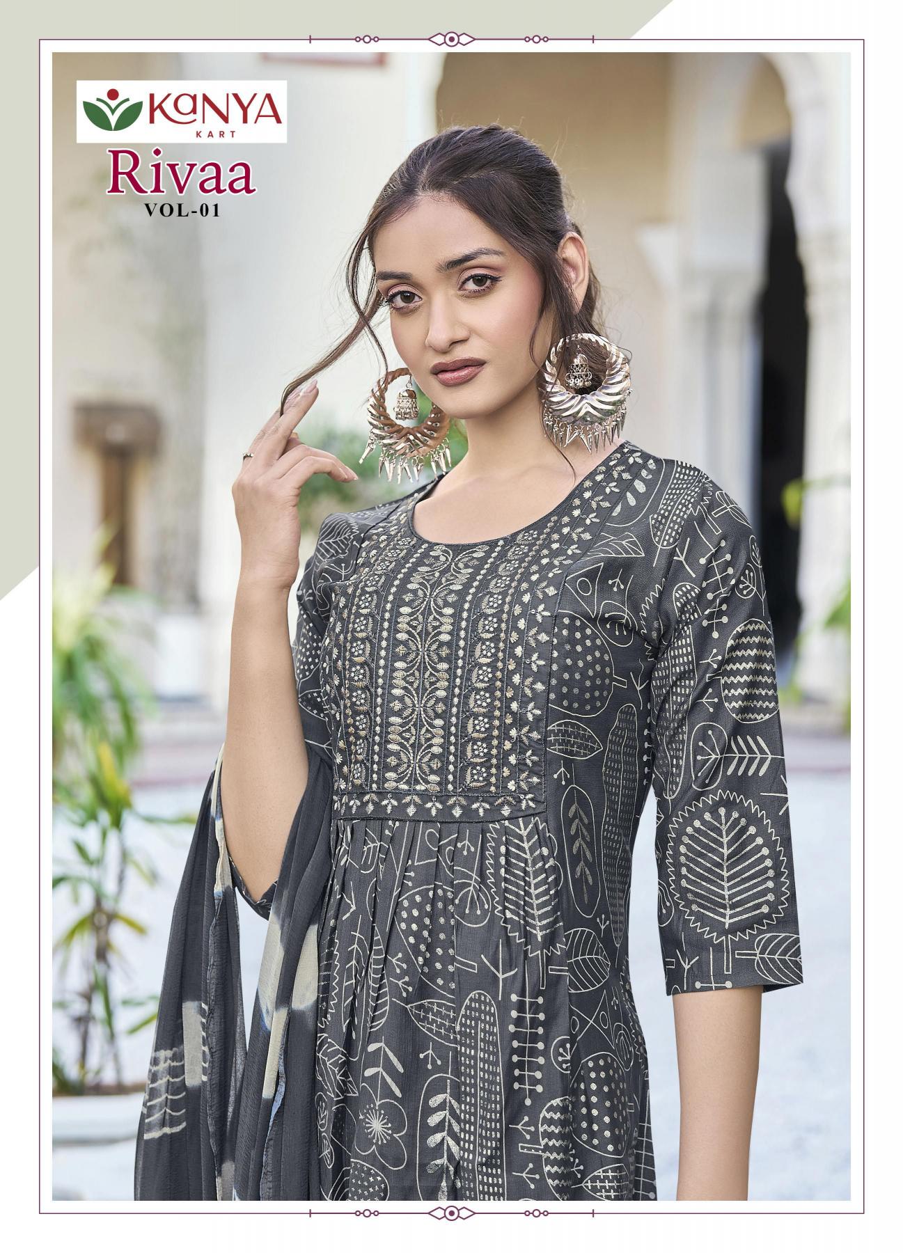 Kanya Riva vol 1 catalog wholesale kurties in bandra