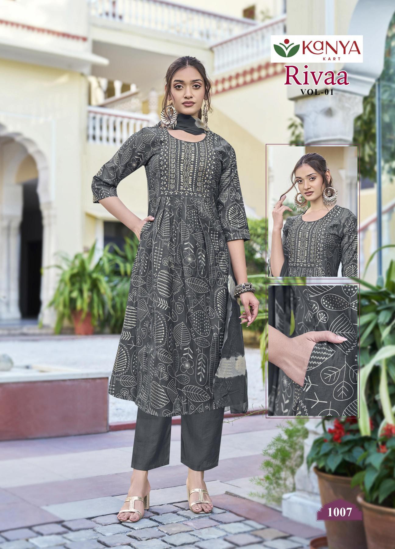 Kanya Riva vol 1 catalog wholesale kurties in bandra