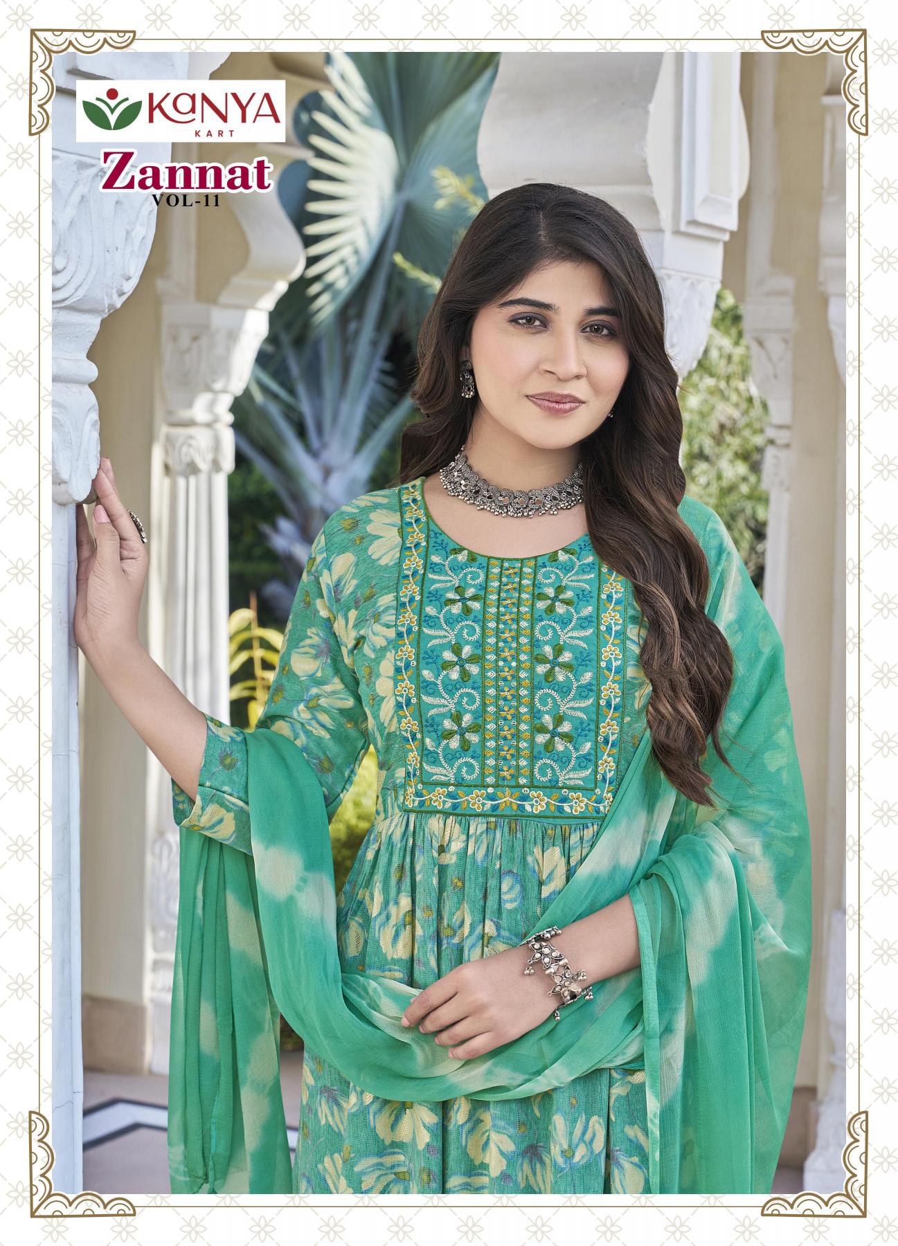 Kanya Zannat vol 11 catalog wholesale kurti shops goa