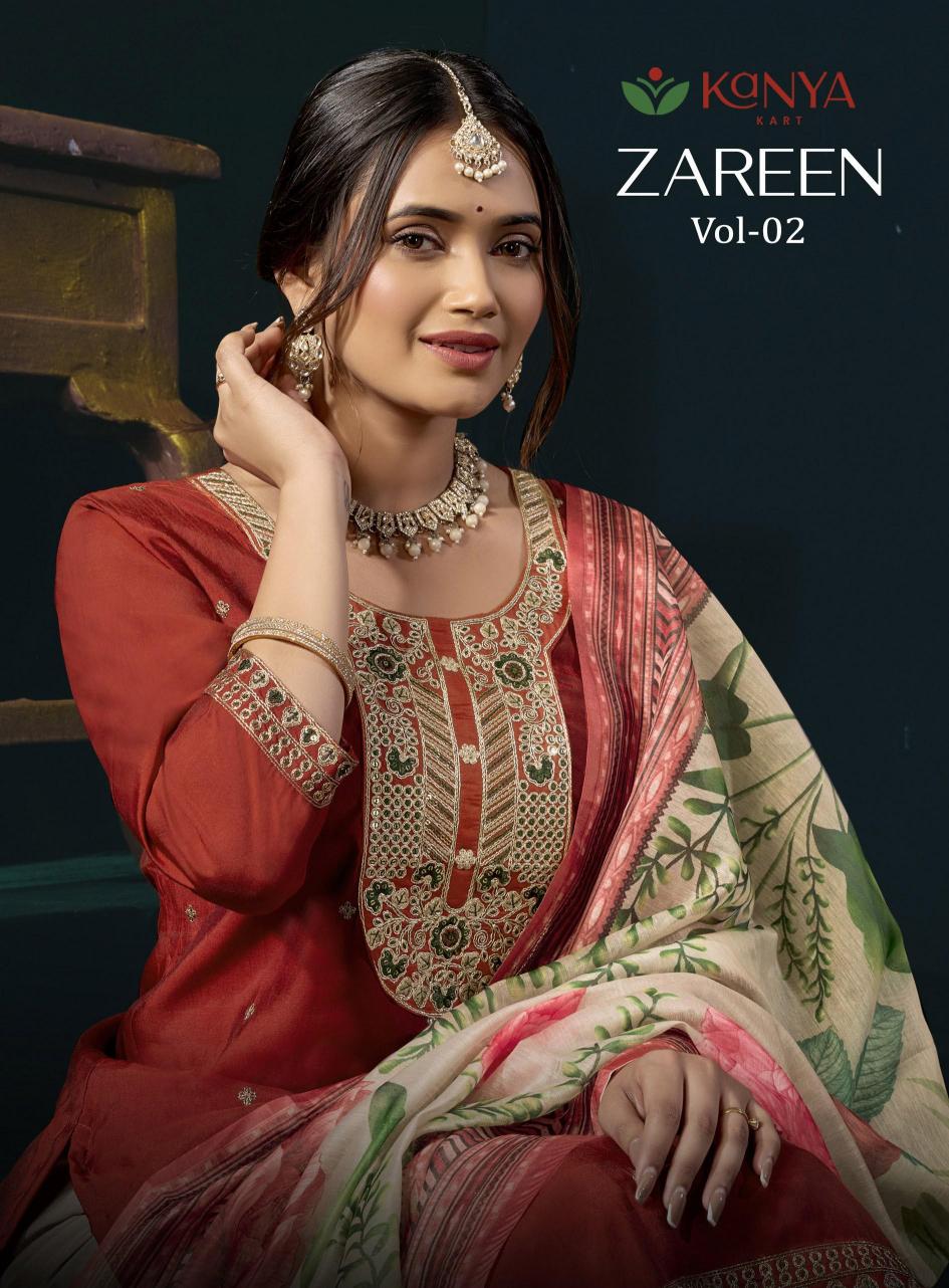 Kanya Zareen vol 2 catalog wholesale kurtis by surati fabric