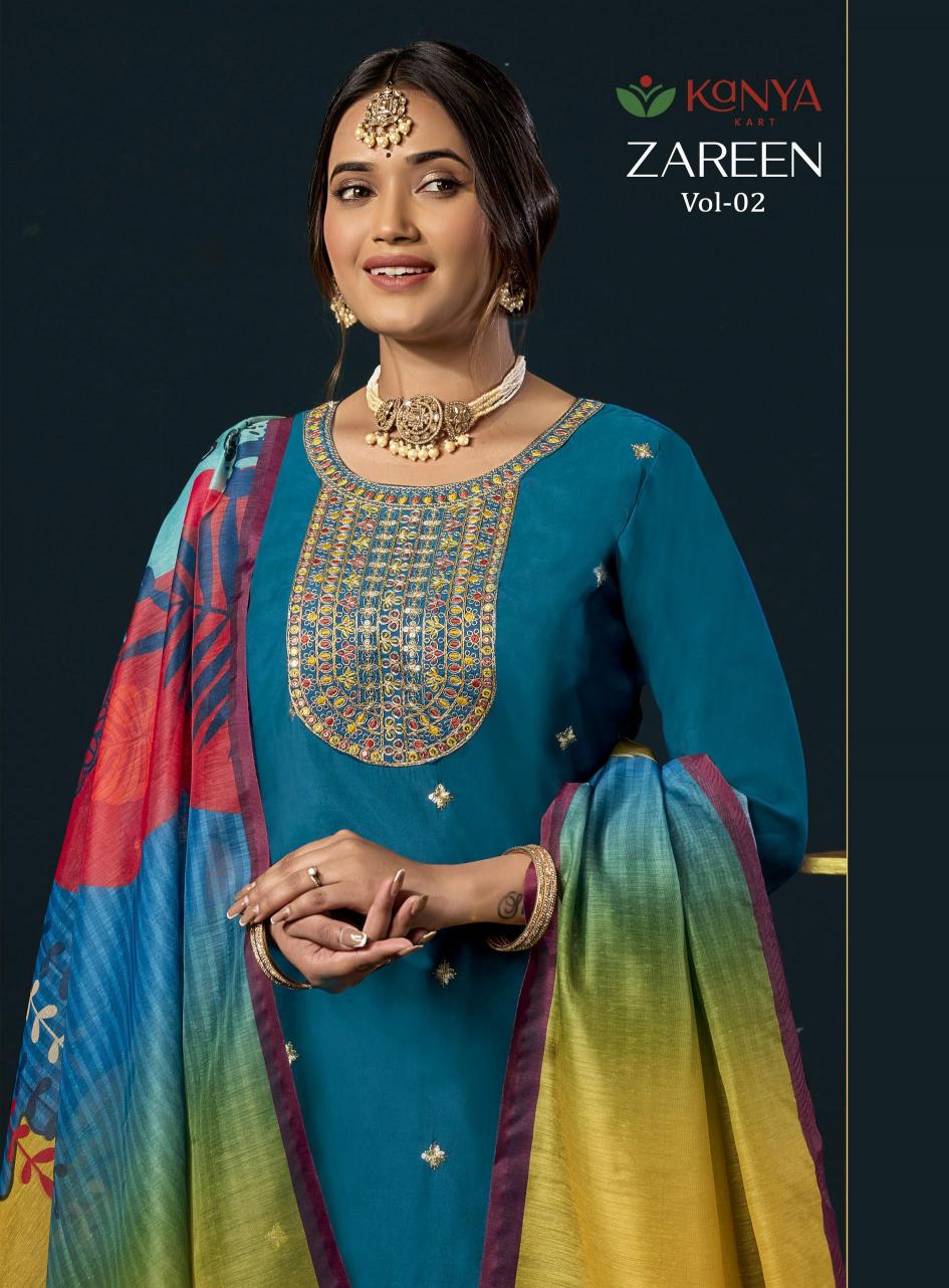 Kanya Zareen vol 2 catalog wholesale kurtis by surati fabric