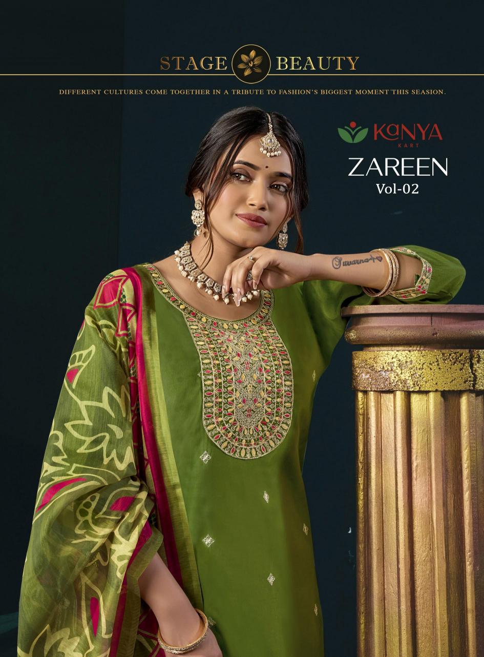 Kanya Zareen vol 2 catalog wholesale kurtis by surati fabric