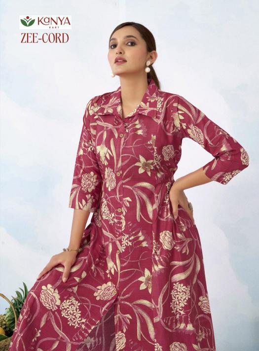Kanya Zee Cord set vol 1 catalog co ord set wholesale