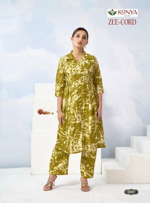 Kanya Zee Cord set vol 1 catalog co ord set wholesale