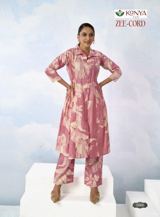 Kanya Zee Cord set vol 1 catalog co ord set wholesale