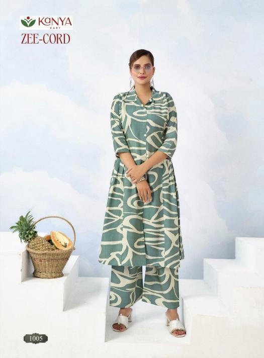 Kanya Zee Cord set vol 1 catalog co ord set wholesale