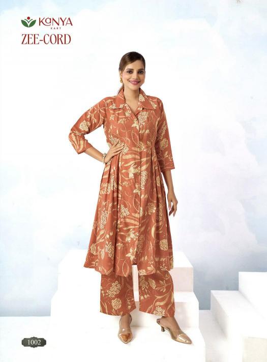 Kanya Zee Cord set vol 1 catalog co ord set wholesale