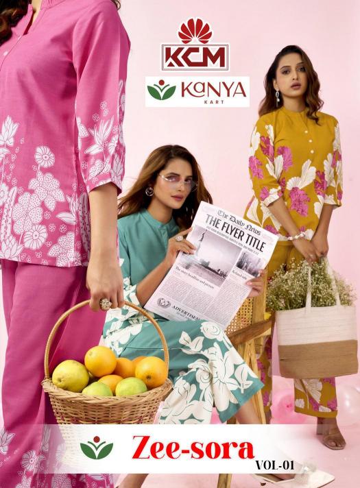 Kanya Zee Sora catalog coord set for women wholesale
