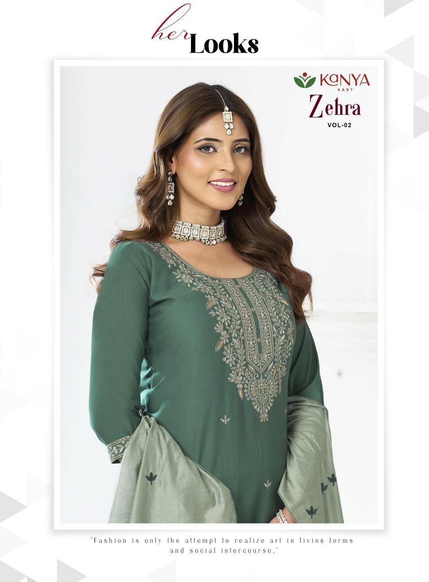 Kanya Zehra vol 2 catalog wholesale ladies kurti in surat